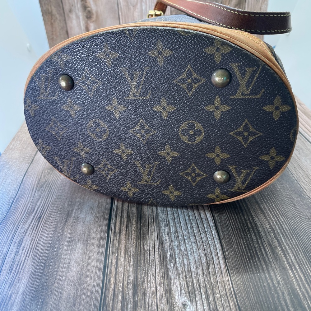 Louis Vuitton Monogram Canvas Bucket Petite Bag - Picture 6 of 12